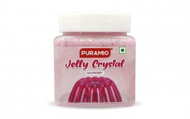 Puramio Jelly Crystal Raspberry   Plastic Jar  200 grams